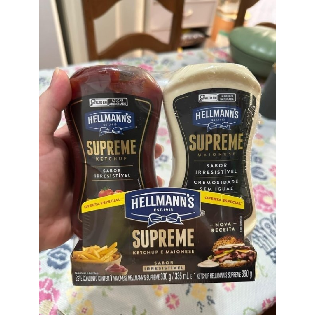 Hellmann's Supreme Kit Ketchup 390g + Maionese 330g