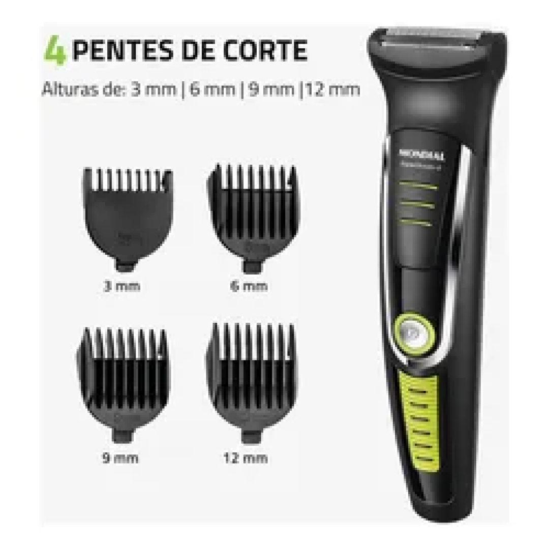 Cortador de Cabelo Mondial Super Groom 6