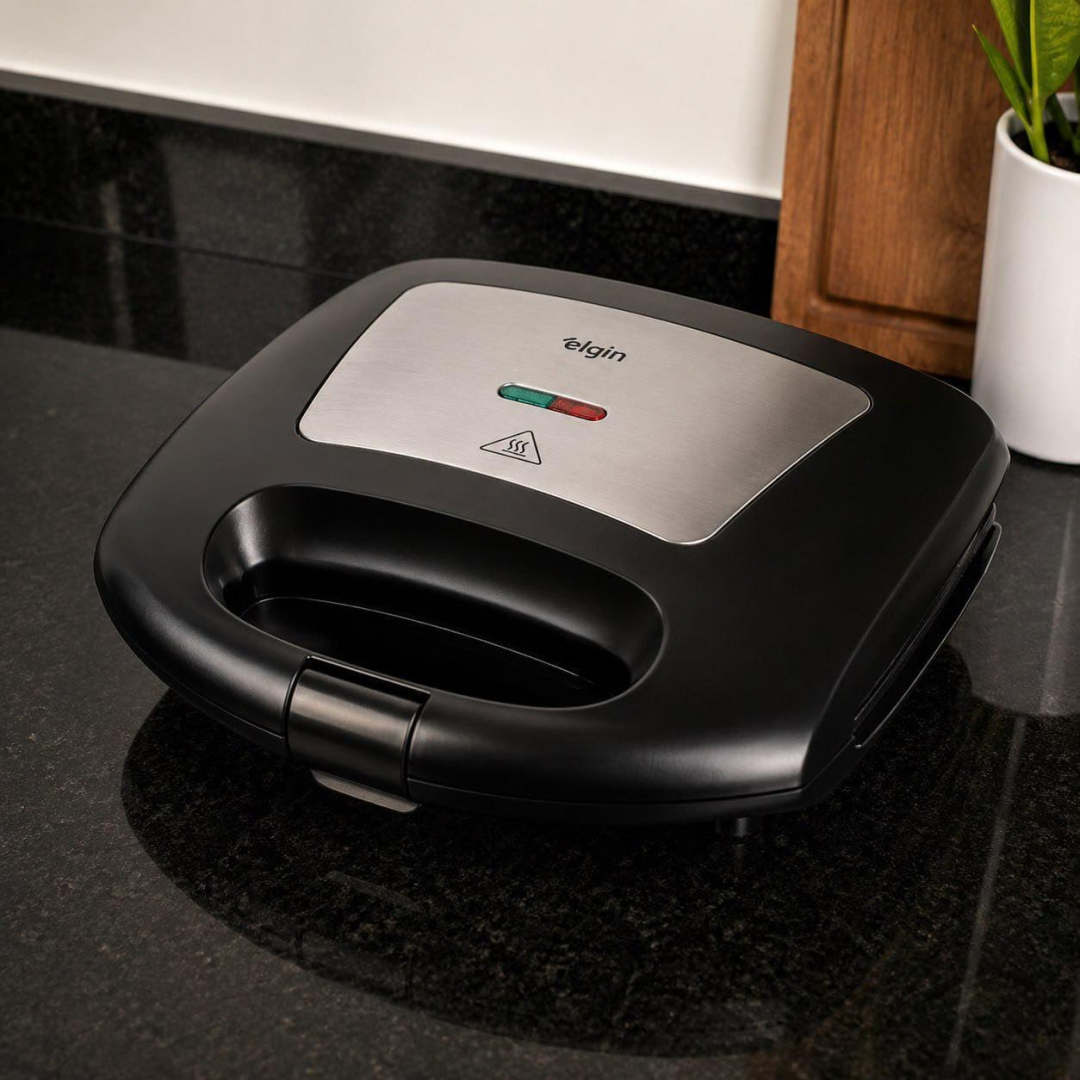 Sanduicheira E Grill Best Time 800W 2 Em 1 Elgin 220V/127V Preto