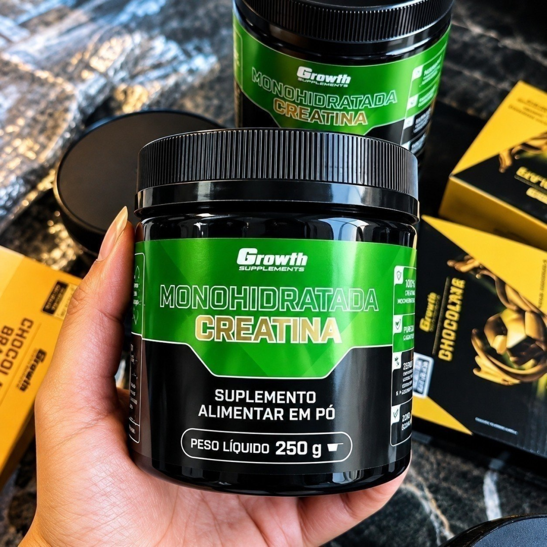 Creatina 100% Pura 250g Growth Supplements