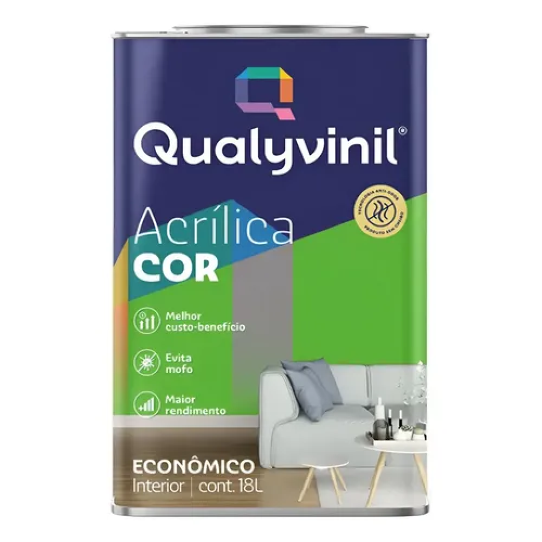 Tinta Antimofo Acrílica Econômica Qualyvinil