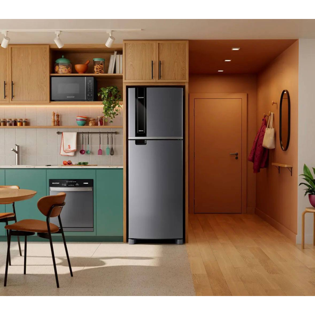 Geladeira Brastemp Frost Free 385 Litros Duplex Inox - BRM46MK
