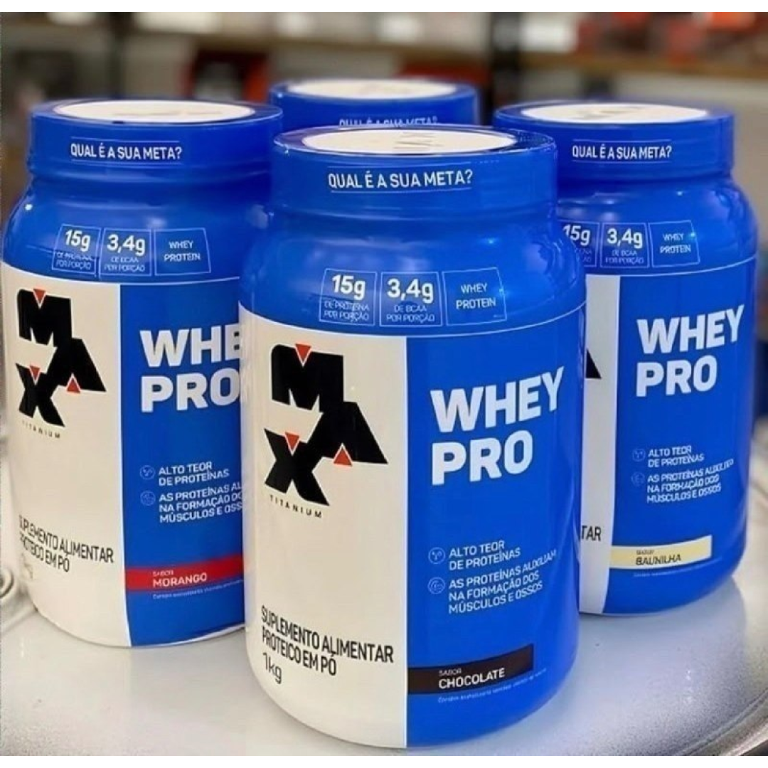 Whey Protein 1kg Whey Pro Max Titanium