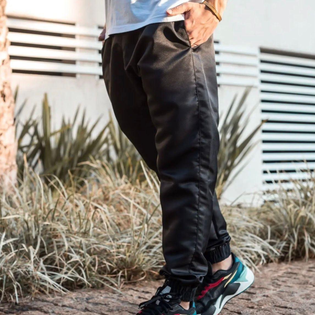 Calça Tactel Jogger 2 Bolsos (M e G)