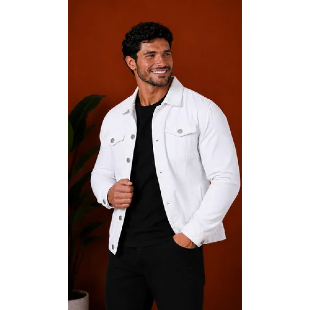 Jaqueta Jeans Sarja Slim (4 cores)