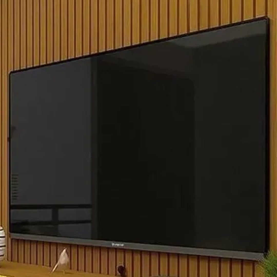 Painel Ripado LED para TV até 90" Espresso Móveis 330cm MDF