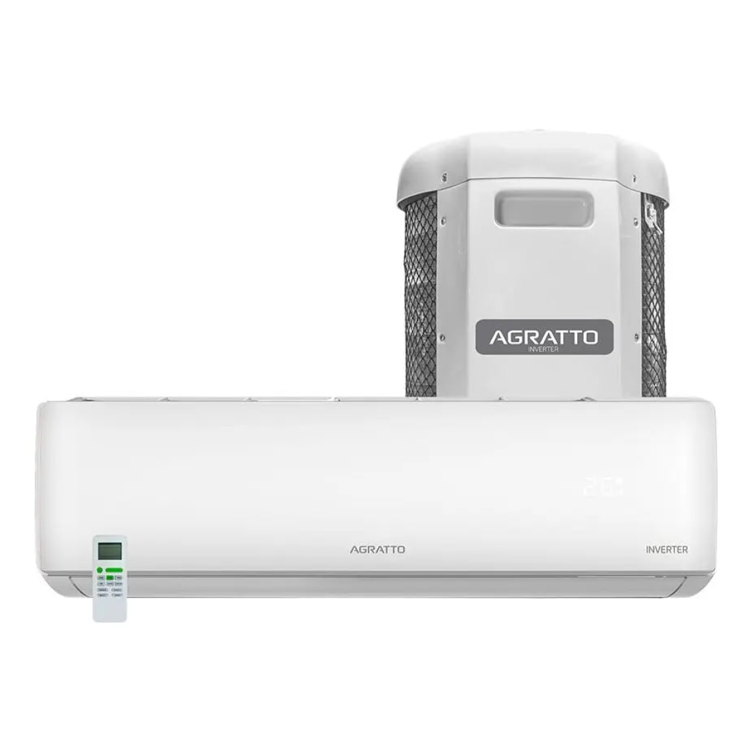 Ar Condicionado Split Agratto Liv Top Inverter 18.000 Btus Quente e Frio R-32