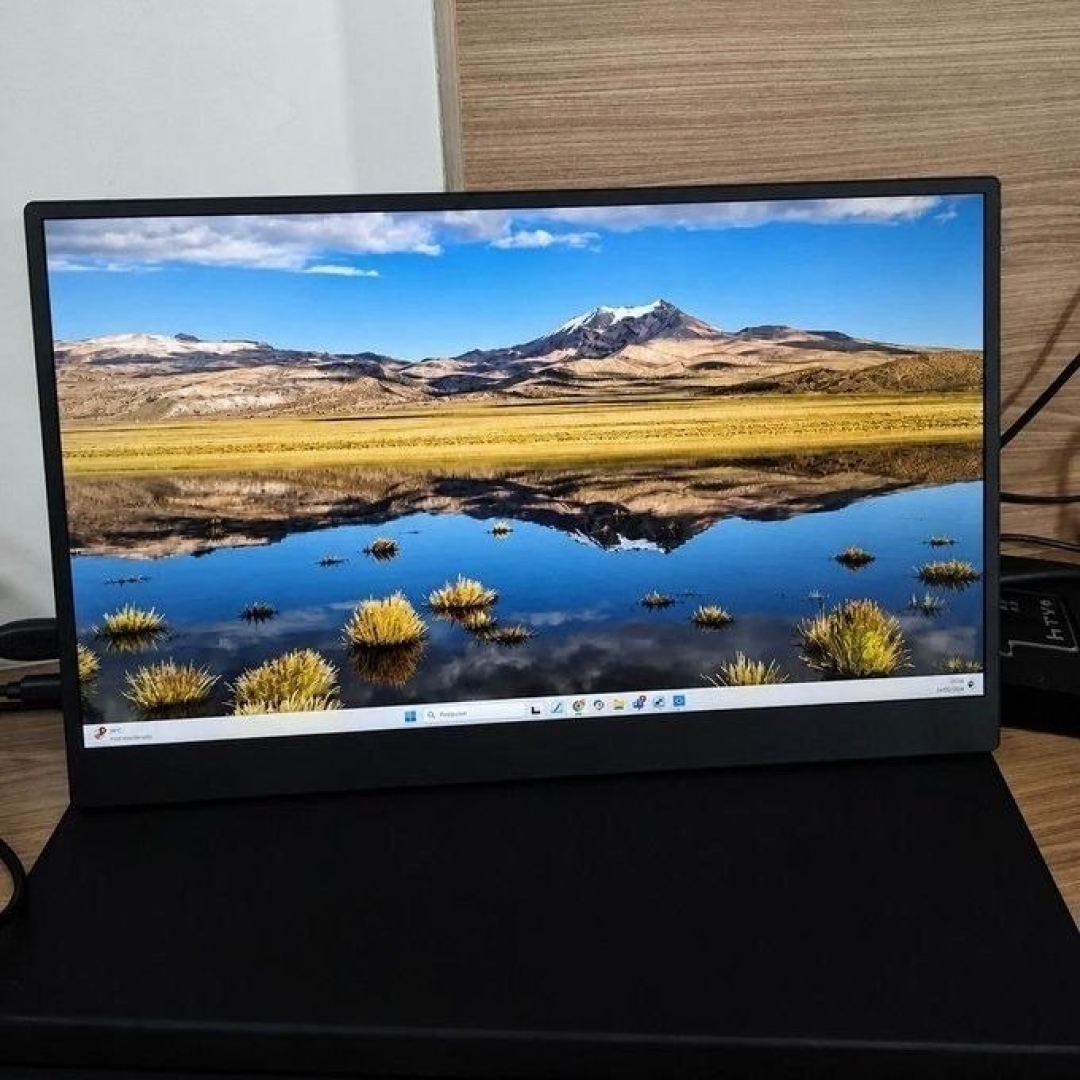 Monitor Gamer Portátil 15.6 1080p FHD Ips Com HDMI Usb