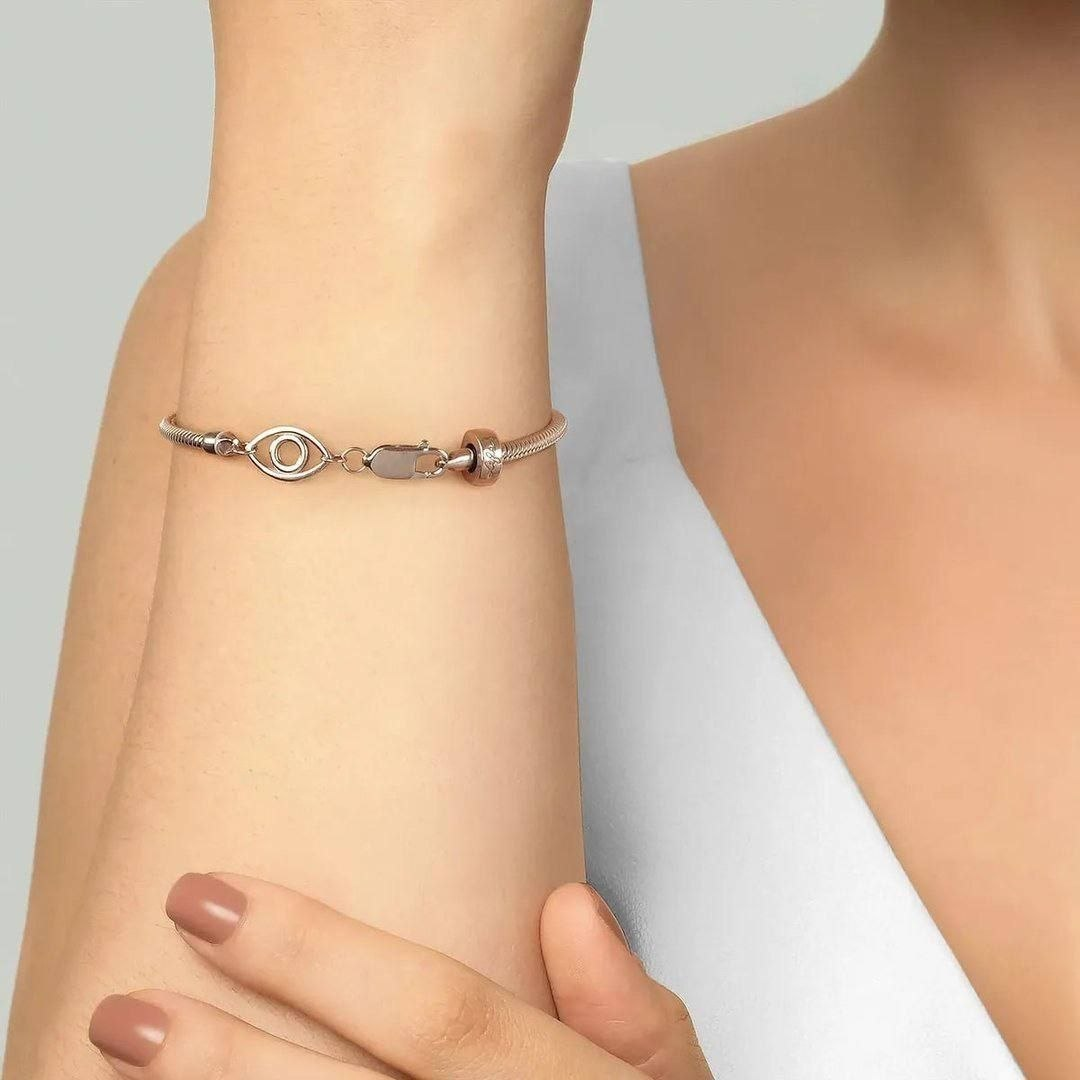 Pulseira Life Olho Em Prata 925