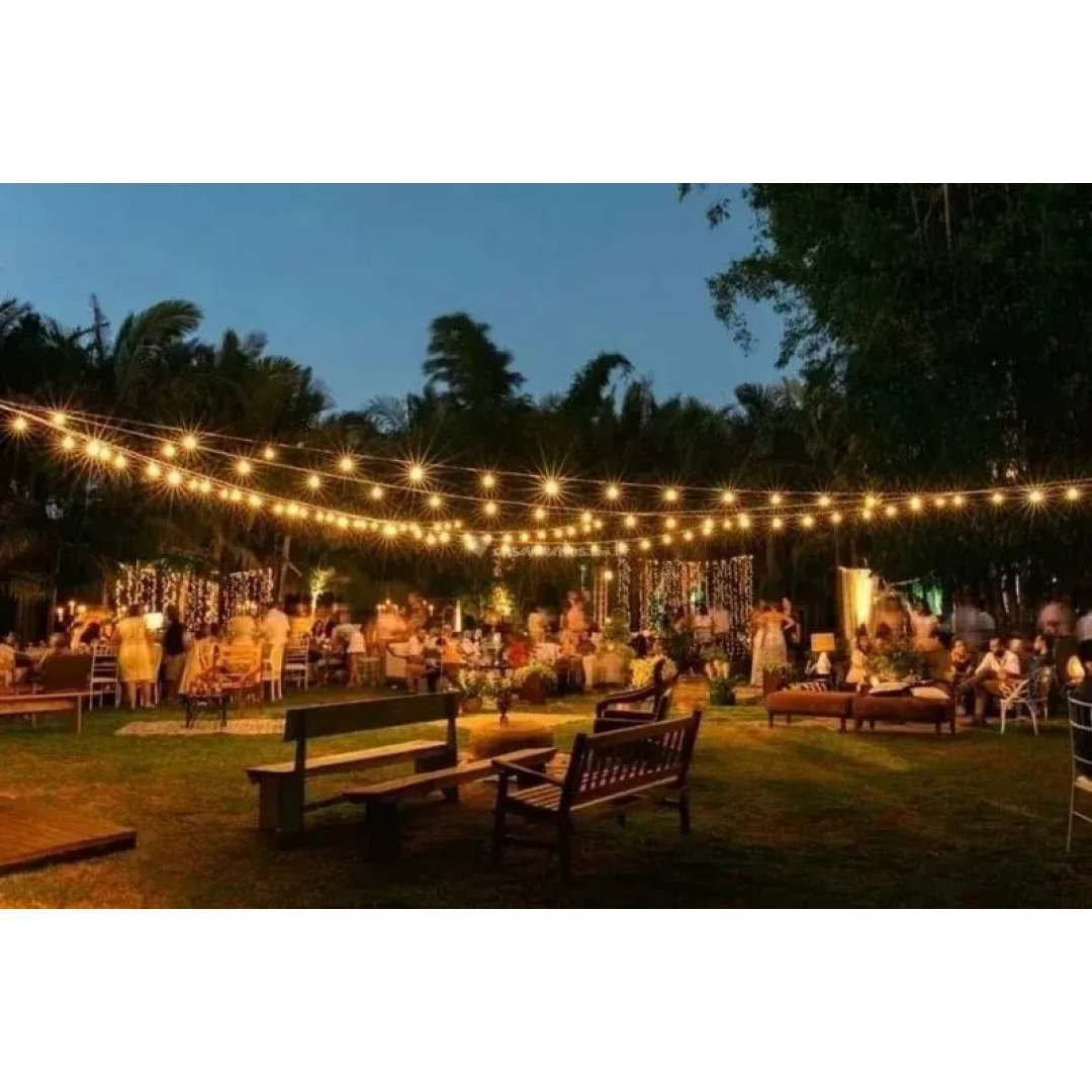 Varal De Luzes Festao 10 Mts Com Lampadas Inclusas