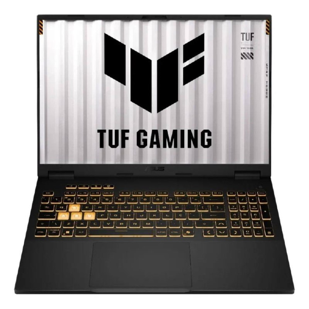 Notebook Asus Tuf Gaming F16 Fx608jhr Nvidia Rtx 5050 Intel Core I5 14a 8gb Ram 512gb Ssd Linux Keepos Tela 16  Led Fhd 165hz Gray - Rv124 Jaeger Gray