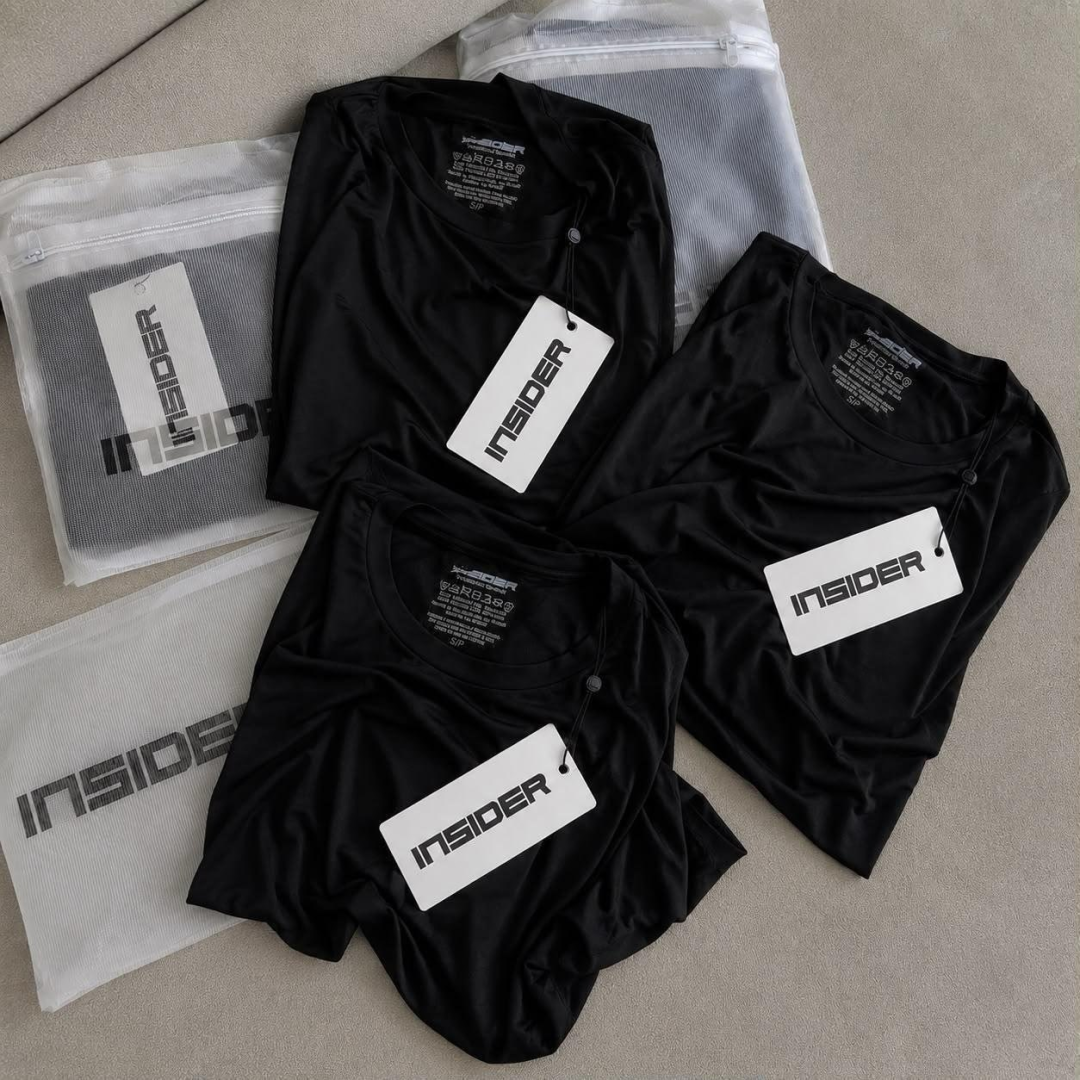 Kit com 3 Camisetas Light Insider