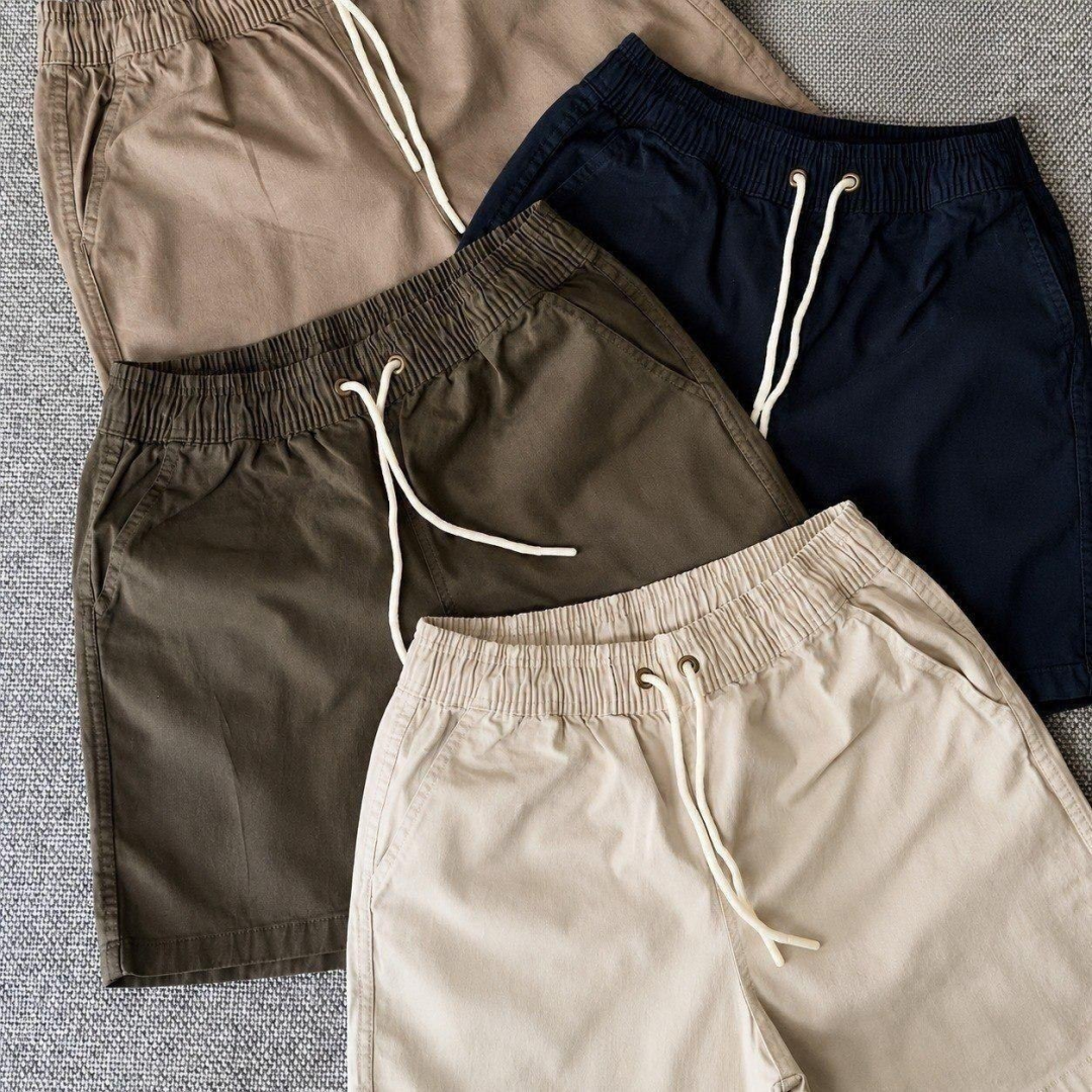 Kit com 3 Short Mauricinho Linho