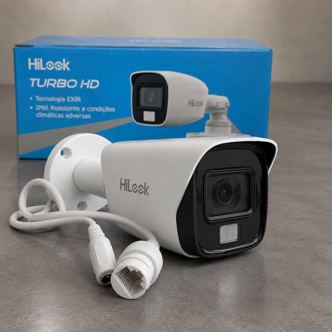 Câmera Mini Bullet Fixa Luz Dupla 2mp Hikvision