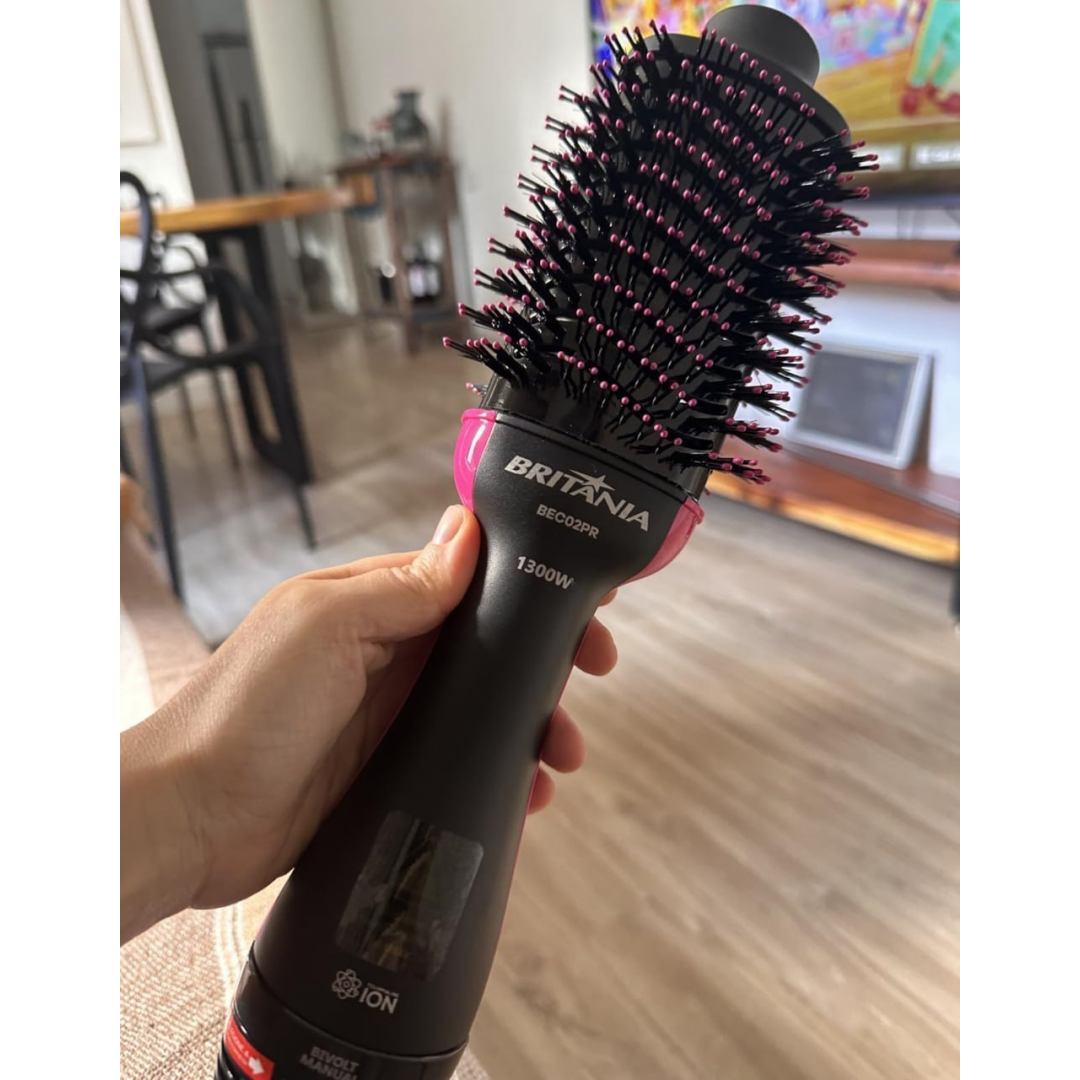 Escova Secadora Britânia 4 em 1 1300w Bivolt