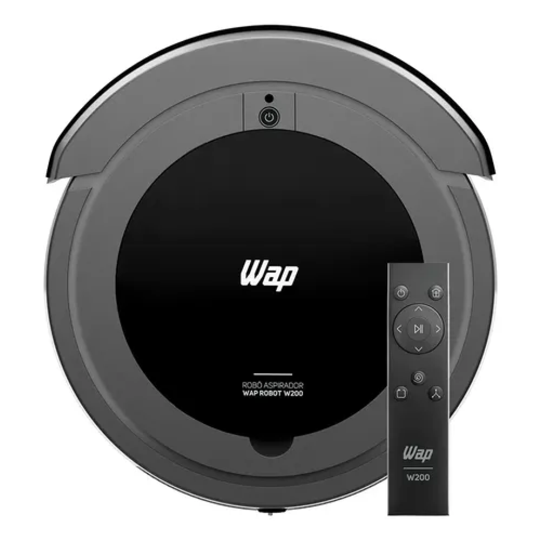 Robô WAP W200 Aspirador Robô 3 em 1 Varre Aspira Passa Pano Bivolt