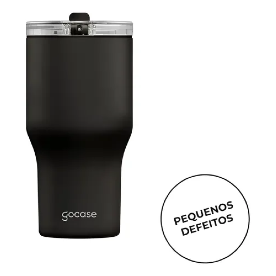 Outlet Copo Térmico Gocase 600ml Aço Inox - Leves Defeitos
