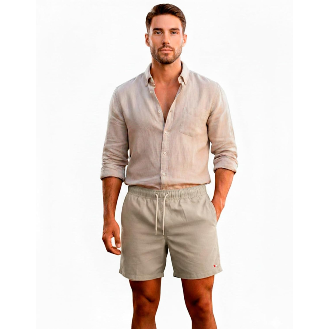 Shorts Linho Sandrini Casual