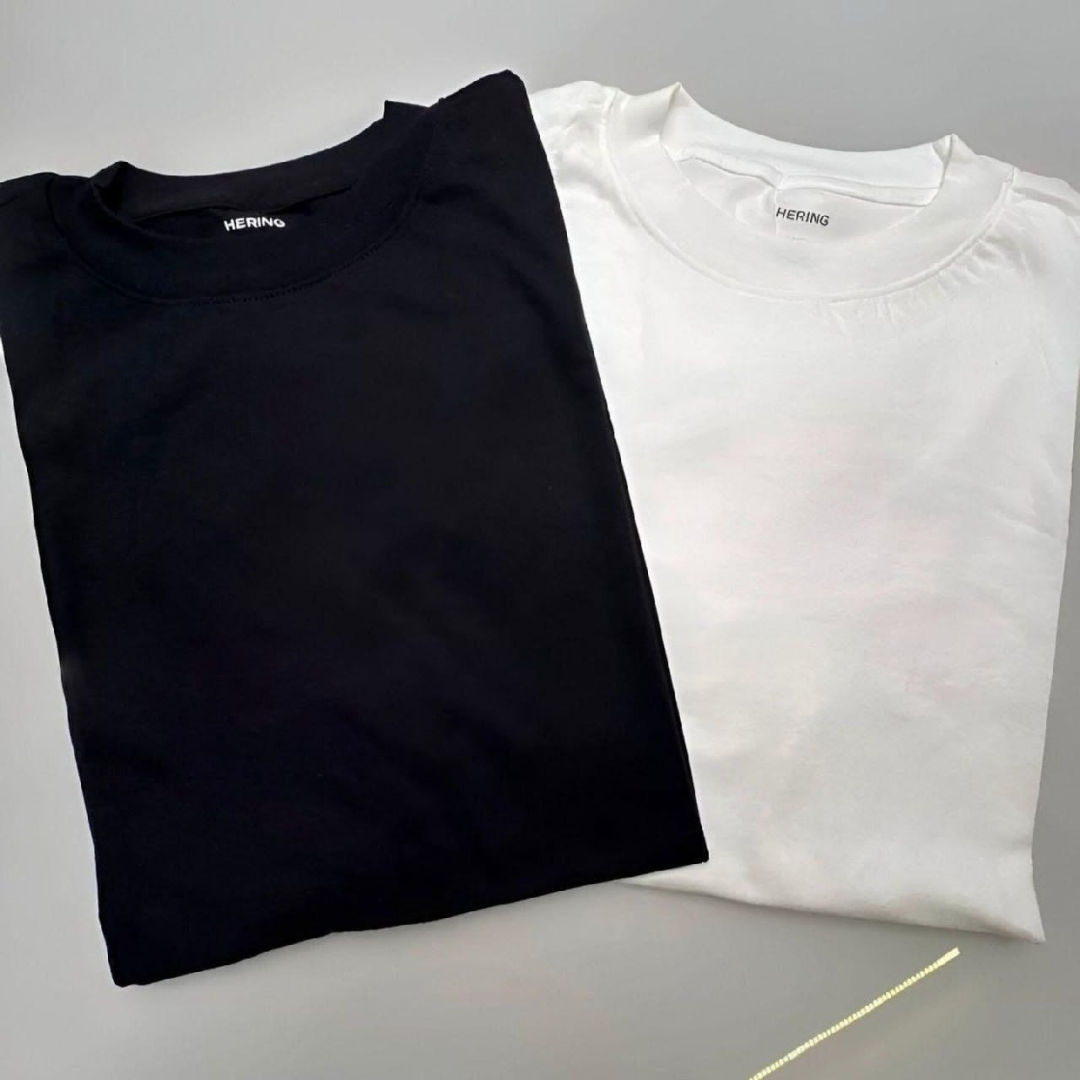 Kit 2 Camisetas Básicas Relaxed Hering