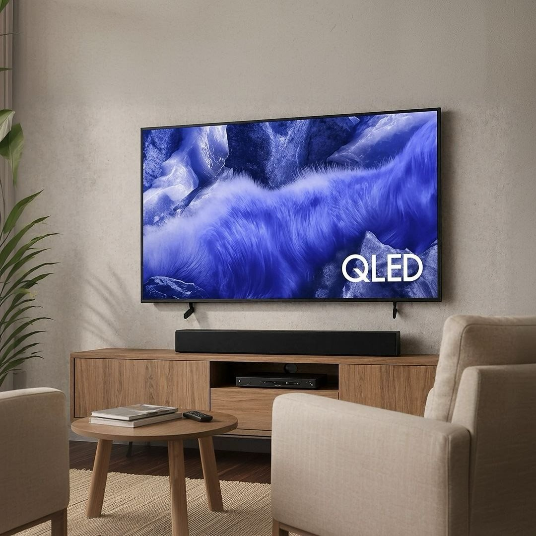 TV 55" QLED 4K QEF1 + Soundbar HW-B450F