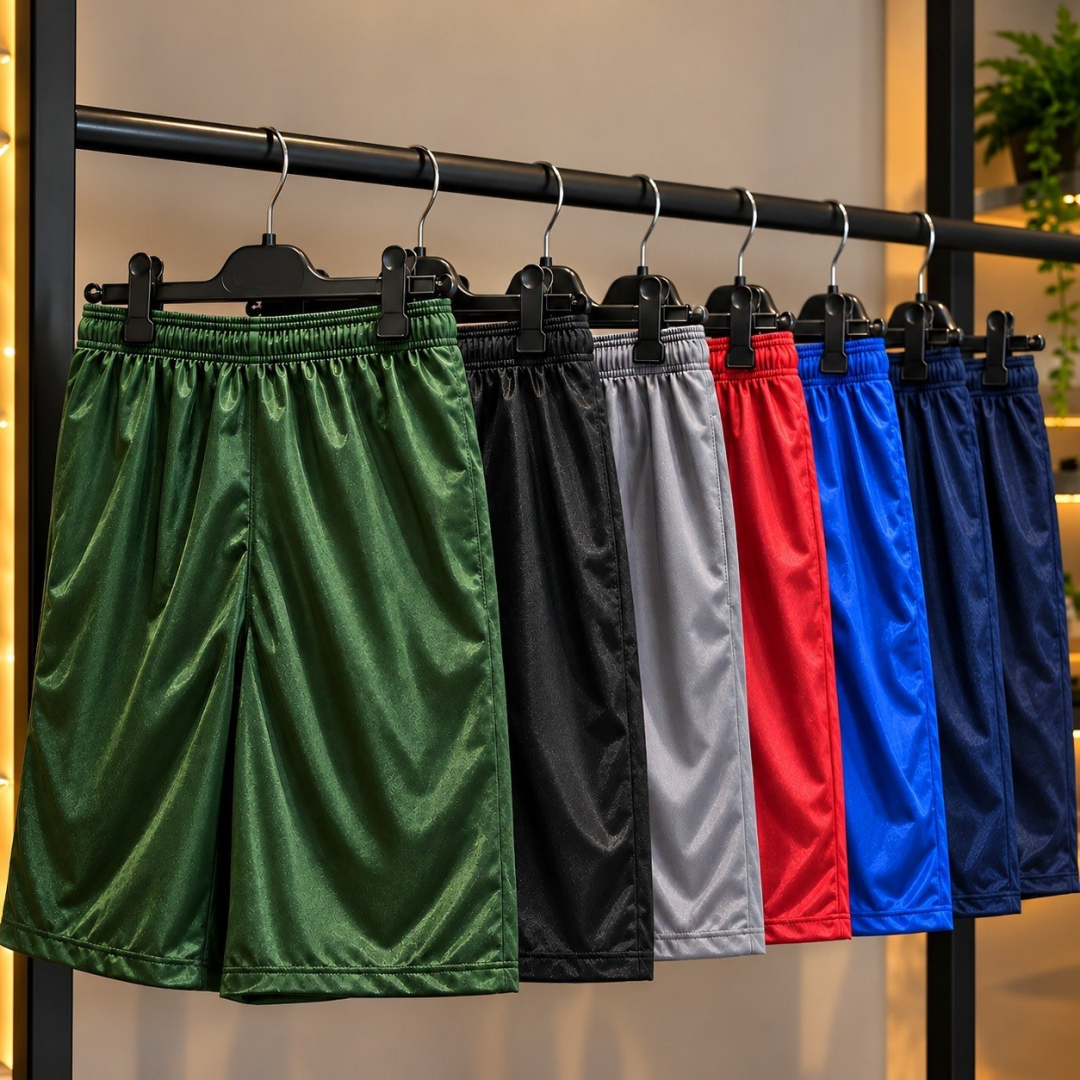 Kit com 5 Shorts Sport Academia Futebol