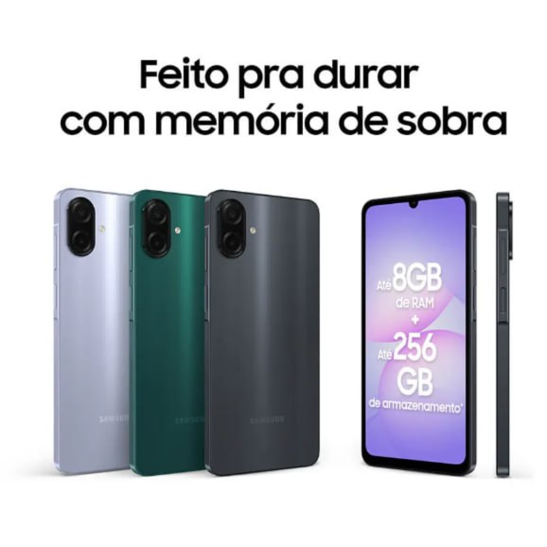 Samsung Galaxy A07 256GB 8GB Câmera 50mp Verde