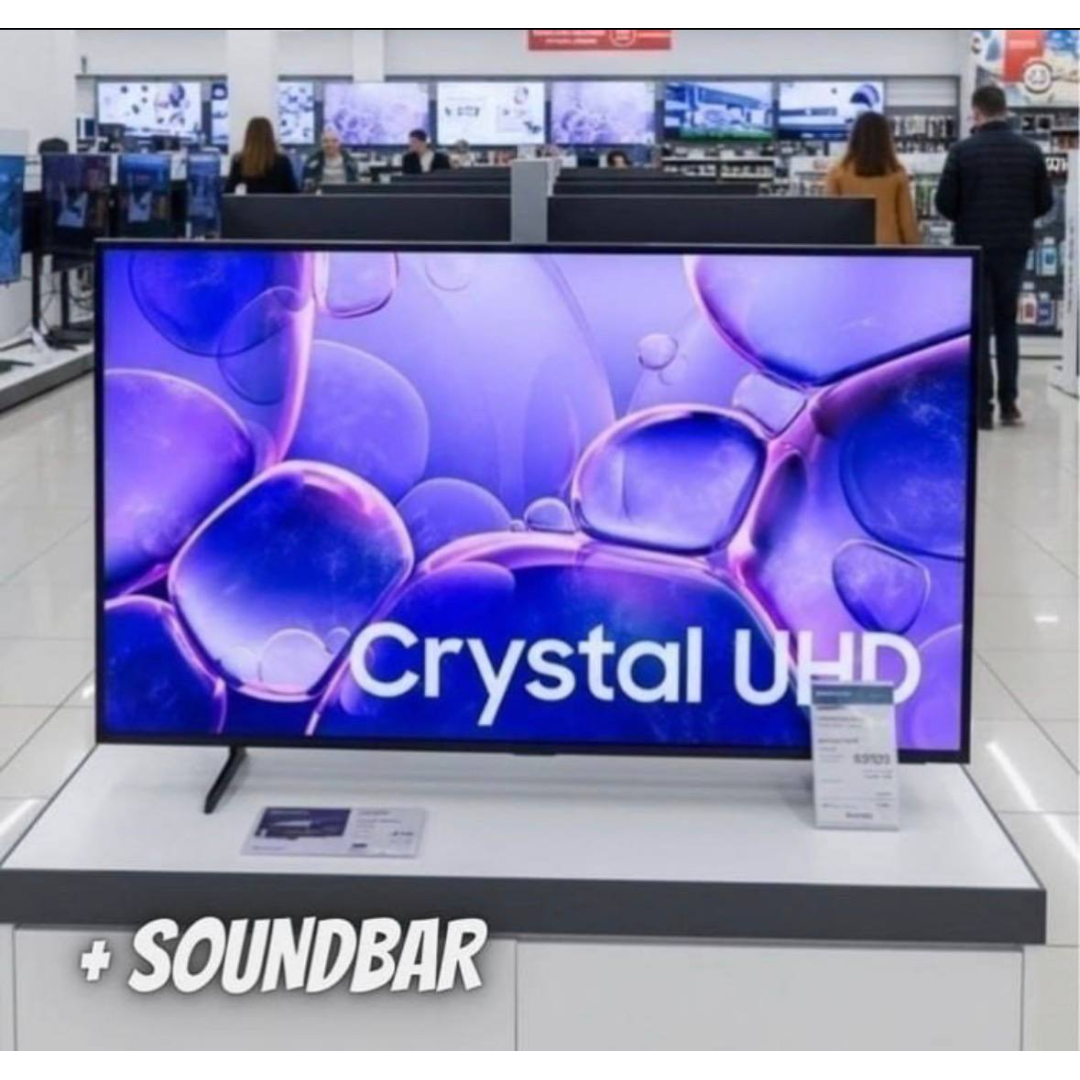 Samsung Combo Smart TV 55" Crystal UHD 4K U8600F + Soundbar HW-B400F