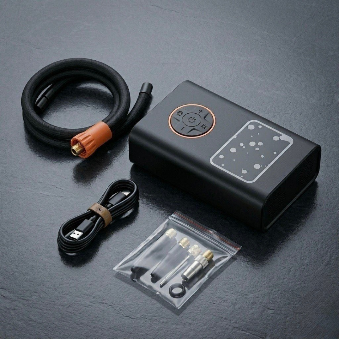 Mini Compressor Bomba de Ar Digital Portátil