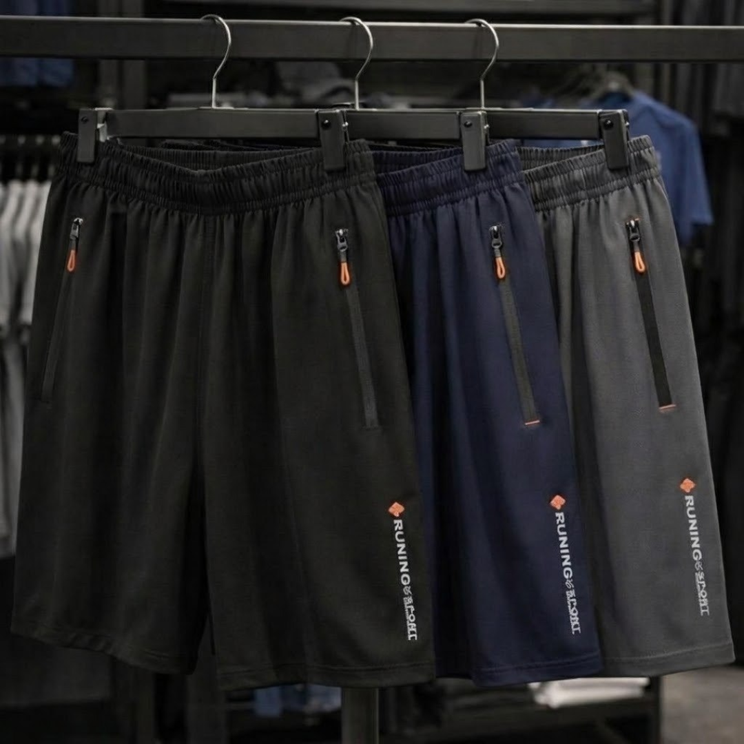 Kit com 3 Bermudas Dry Fit De Alto Padrão