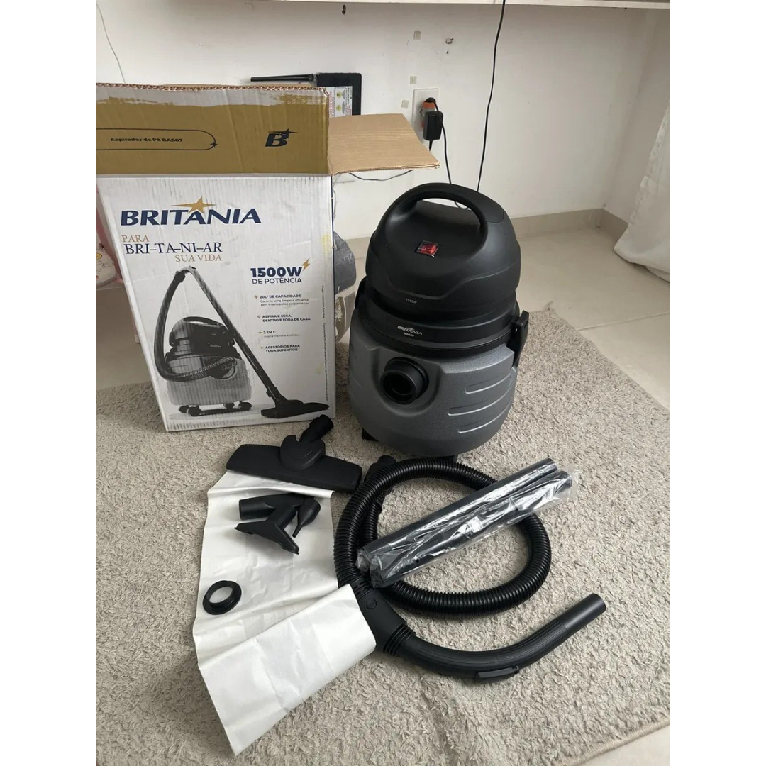 Aspirador de pó britânia bas87 20L 1500w 127V
