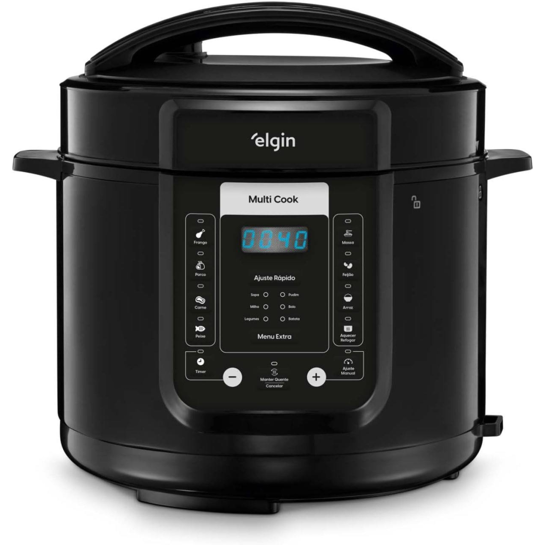 Panela de Pressão Digital Elétrica Multi Cook 5 Litros 220V Elgin