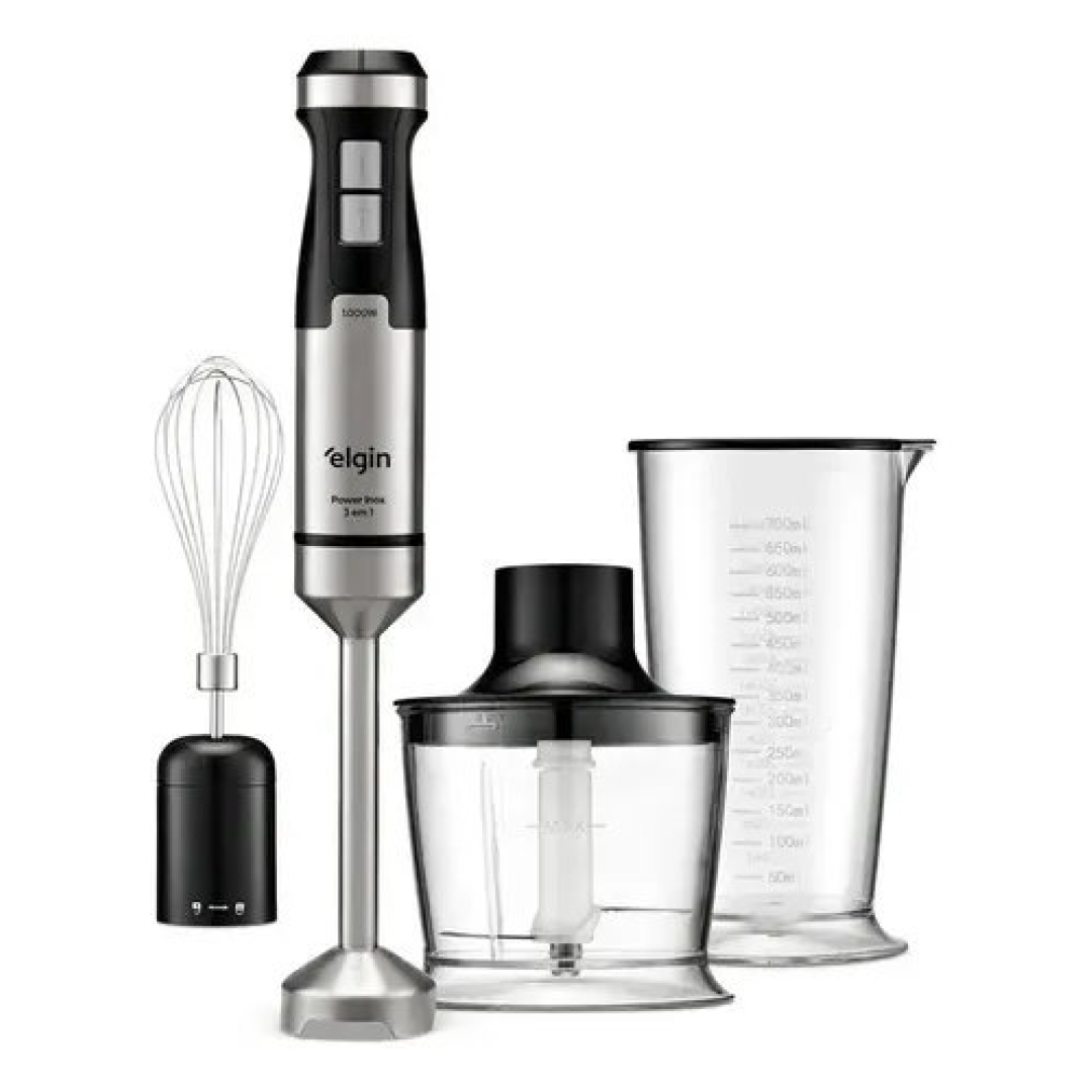 Mixer Power Inox 3 Em 1 Elgin 1.000w 127v