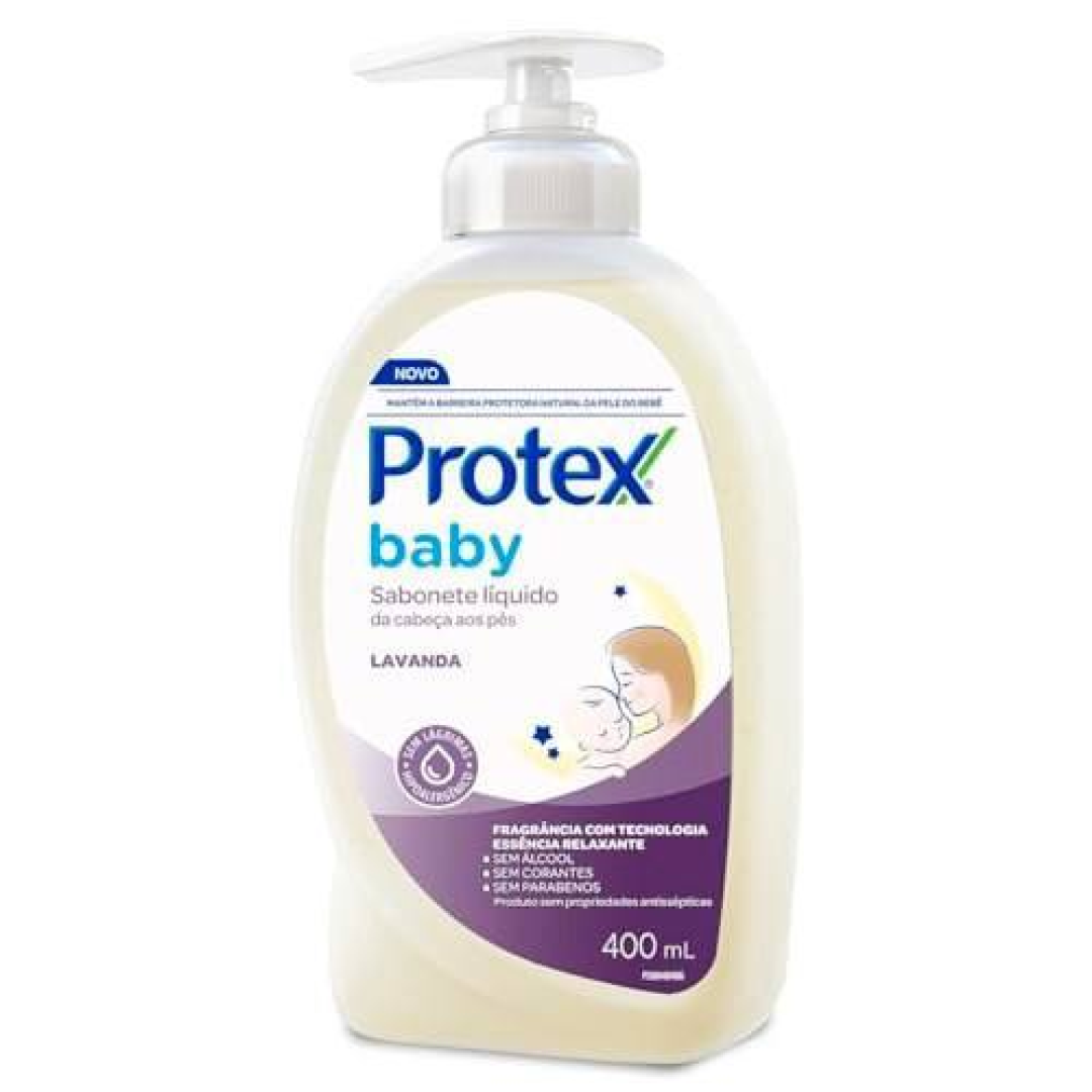 Sabonete Líquido para bebês Protex Baby Lavanda 400ml