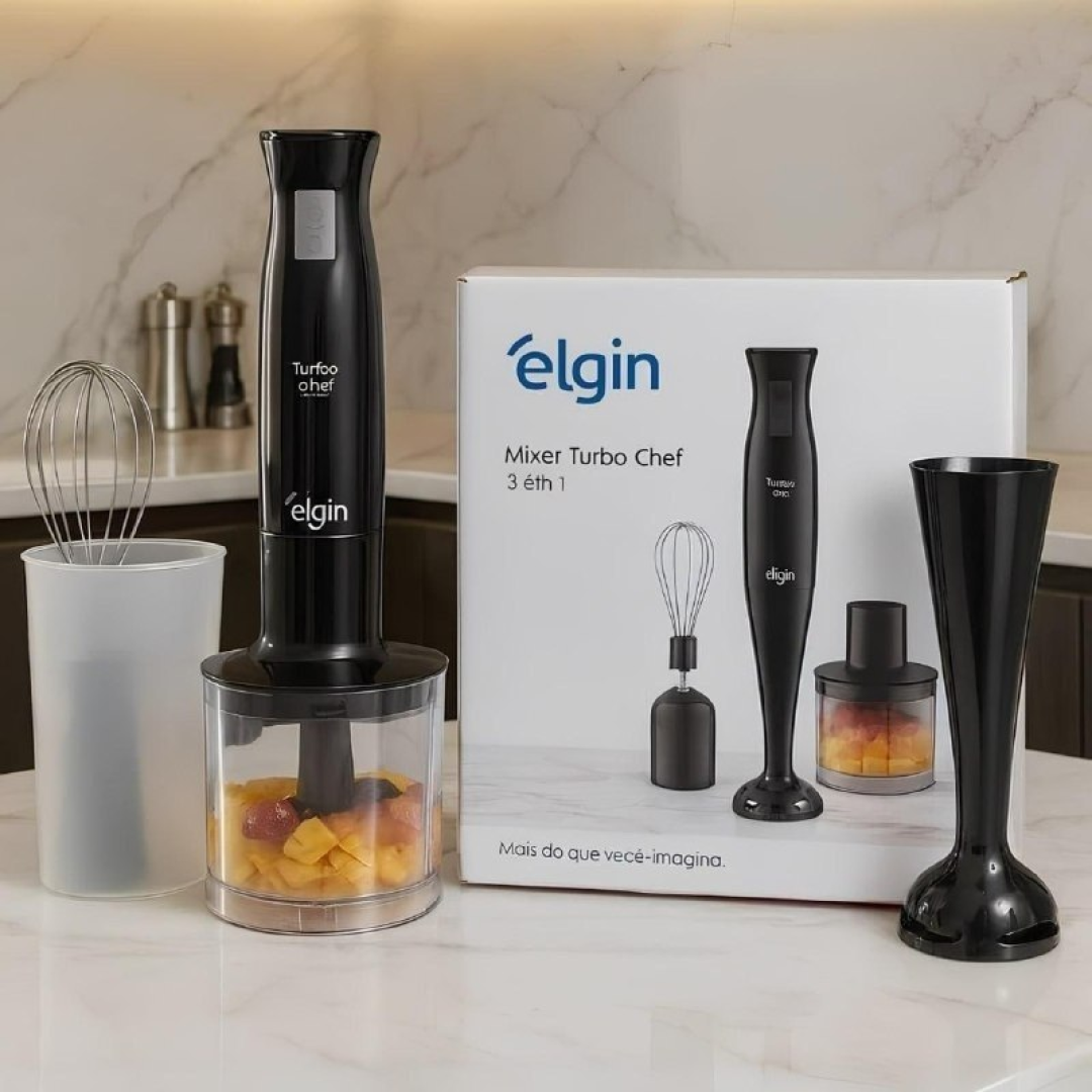 Mixer Vertical Turbo Chef Elgin 3 em 1 200W