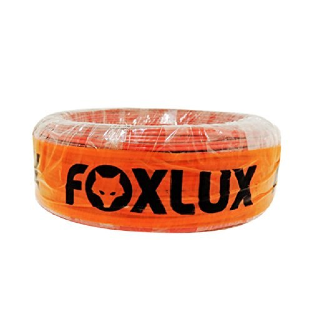 Foxlux Fio Cristal Foxlux 1,5mm 100m PVC Cristal Tarja colorida para identificação Ideal para iluminação e áudio