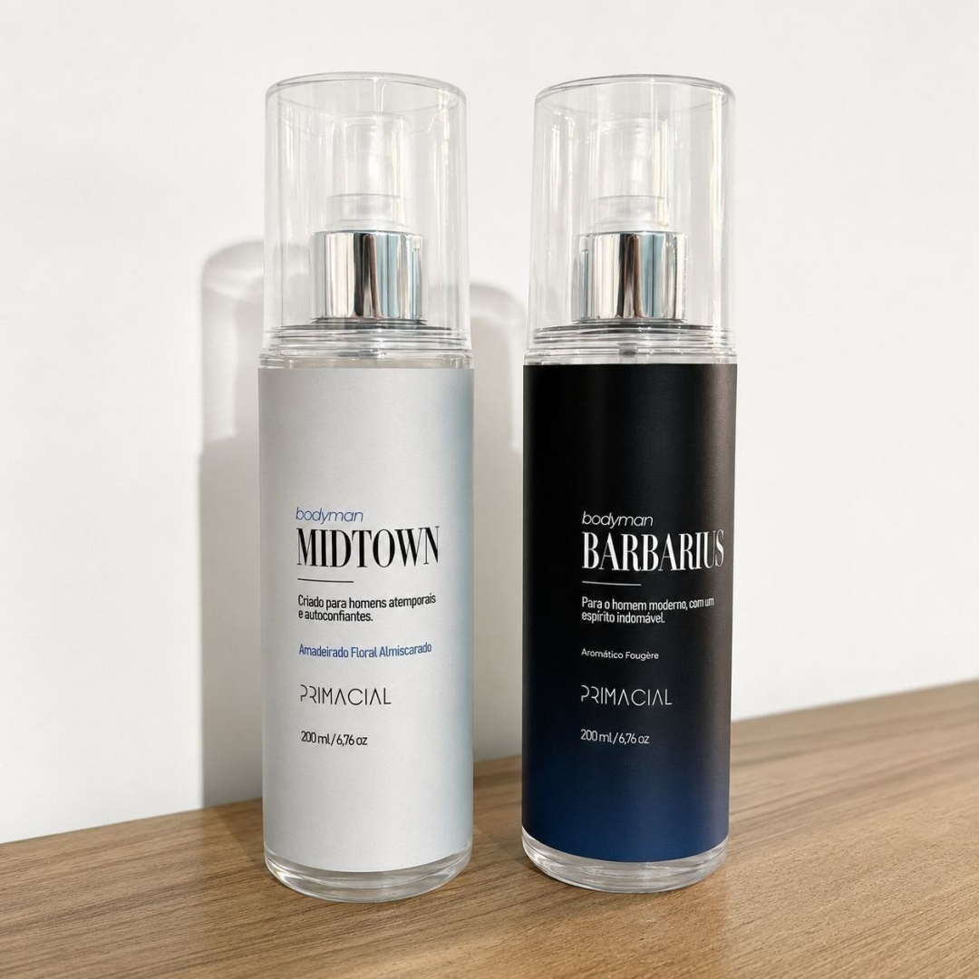 Kit Body Splash Barbarius + Midtown 200ml