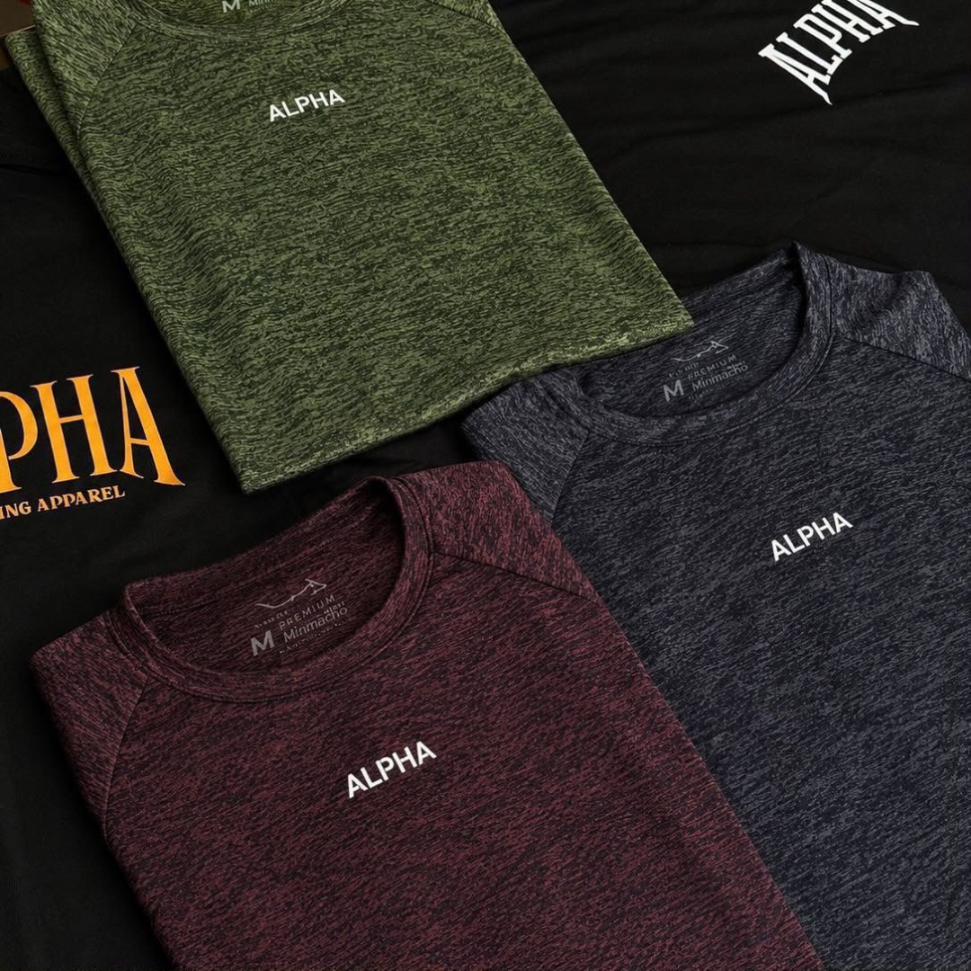 Kit 4 Camisetas Dry Alpha