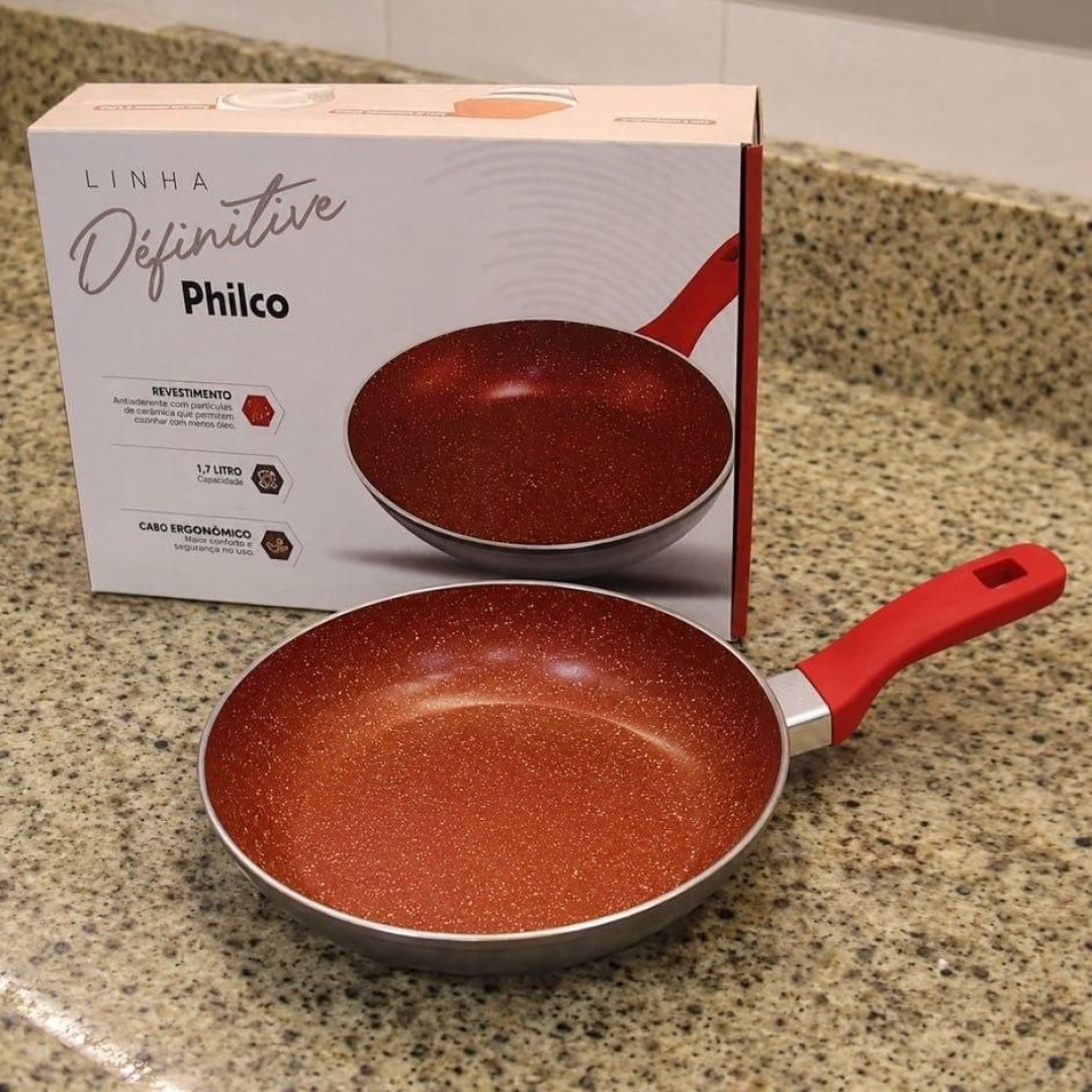 Frigideira Philco PPH240AFR Revestimento Redstone 1,7L