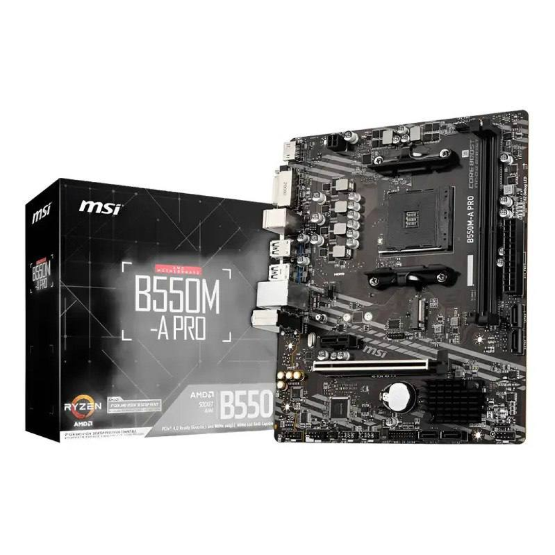 Placa-mãe Am4 Msi B550m A Pro Msi