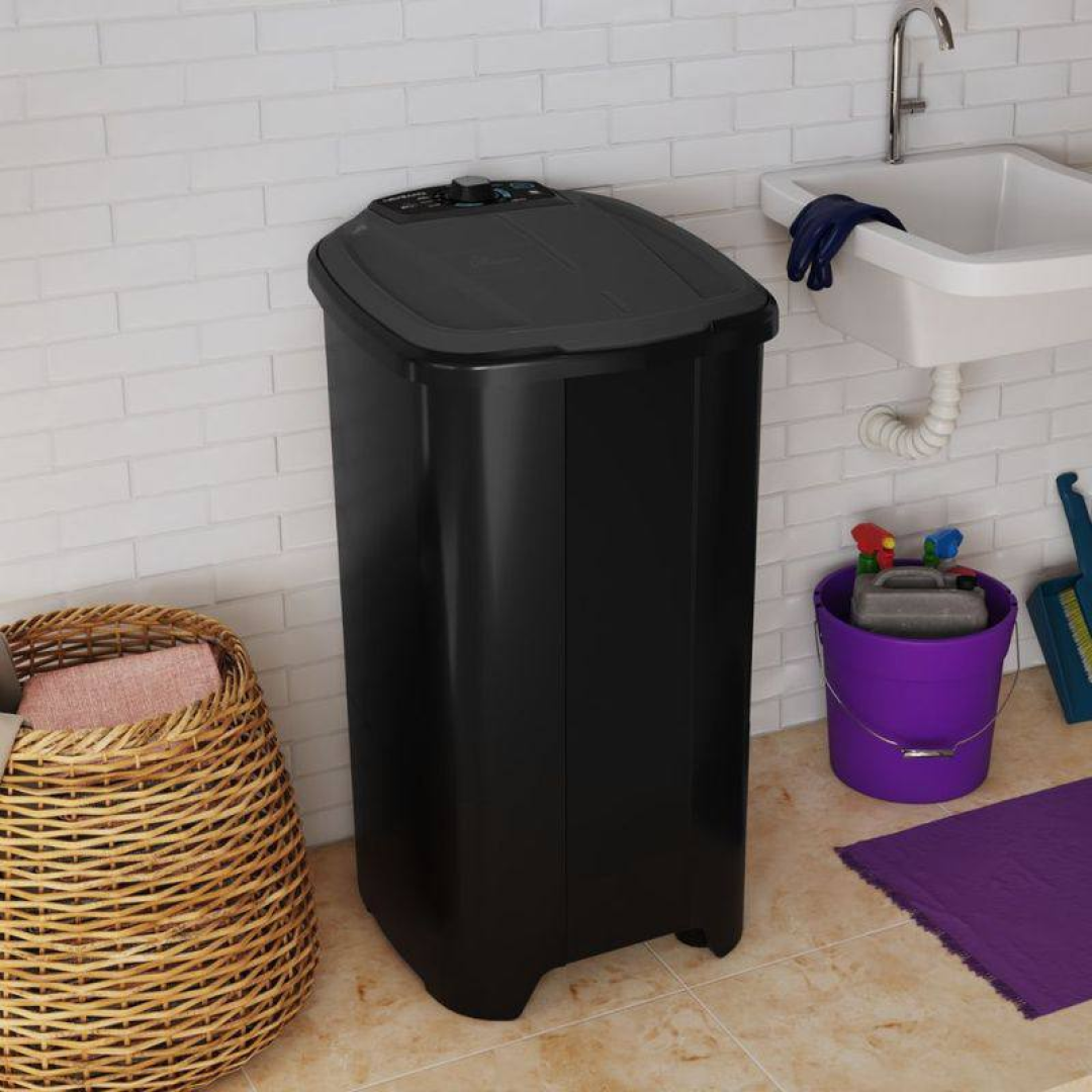 Lavadora Roupa 10Kg Newmaq Preta 127V