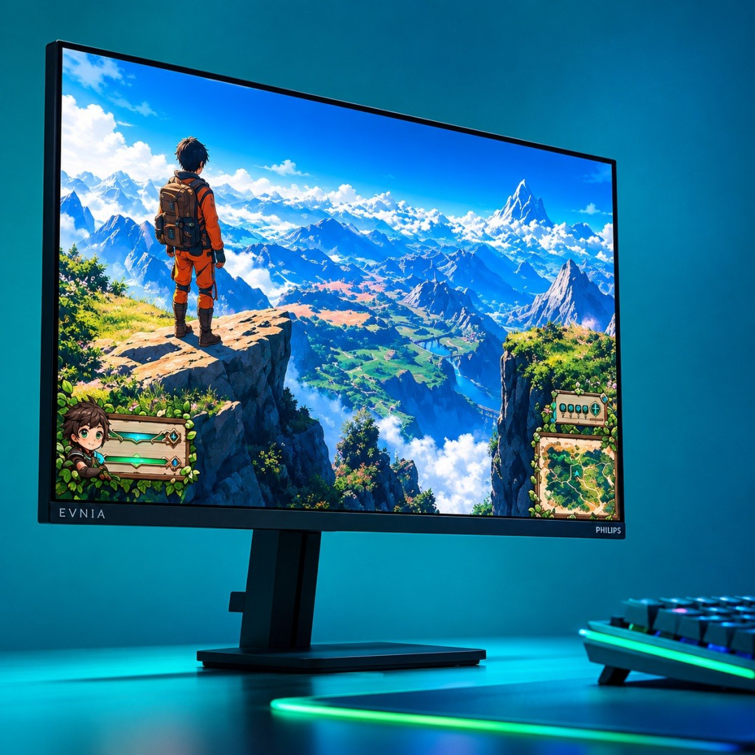 Monitor Gamer Phillips 24" Evnia PS 144hz 0.5ms Wide Fullhd
