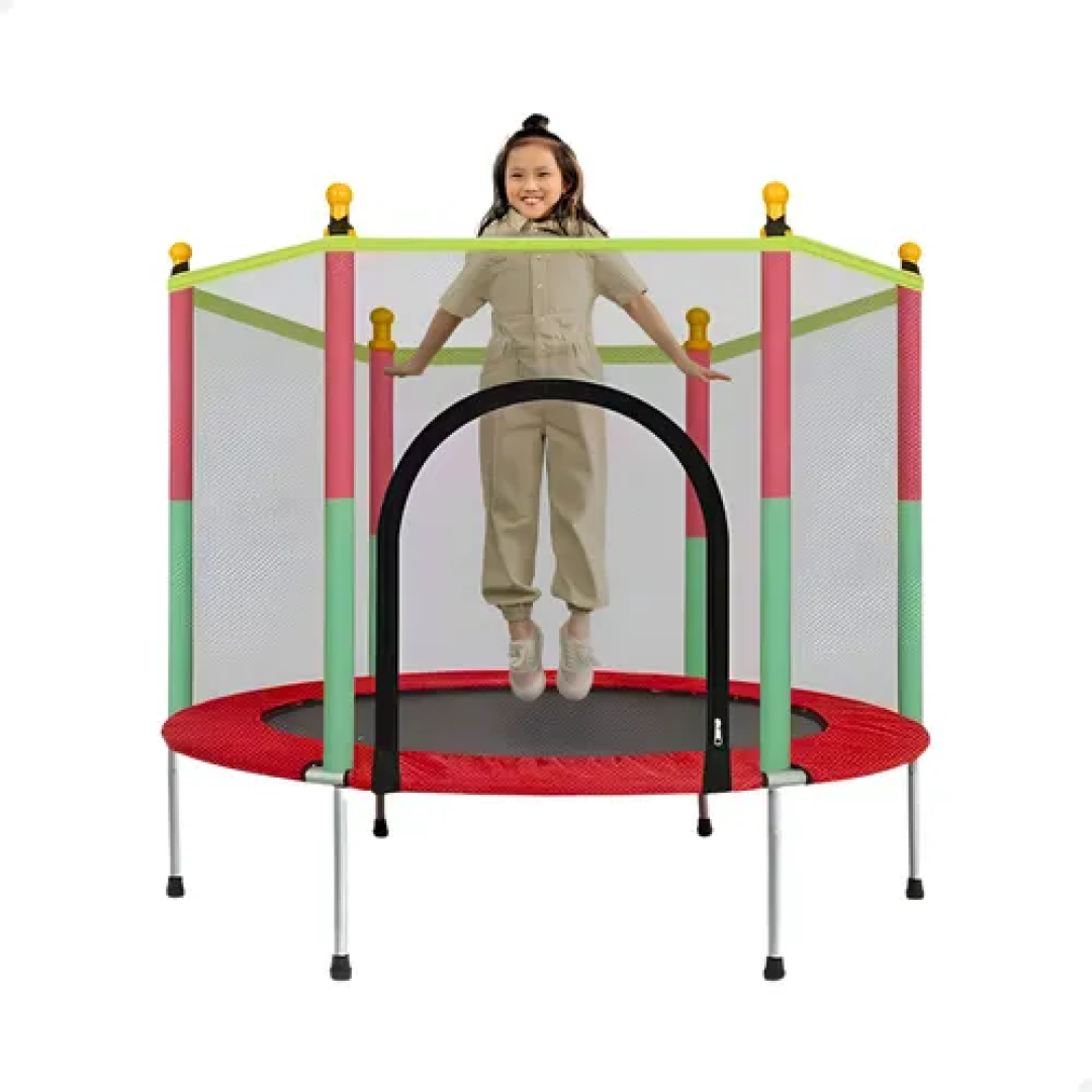 Cama Elástica Pula Pula Infantil Trampolim 1,4 Metros Atentu