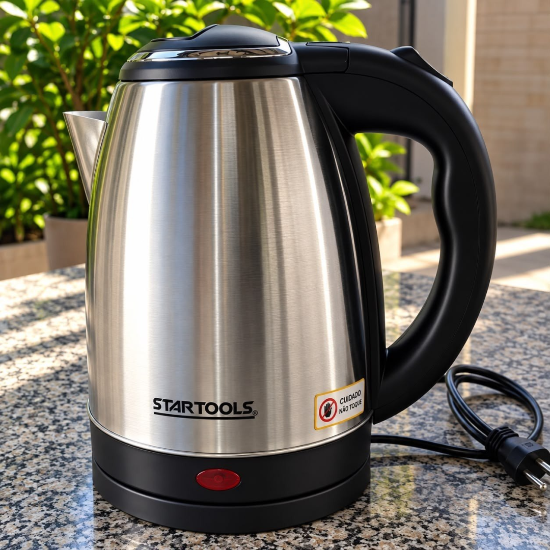 Chaleira Elétrica Inox 1,8L 1500W 220V