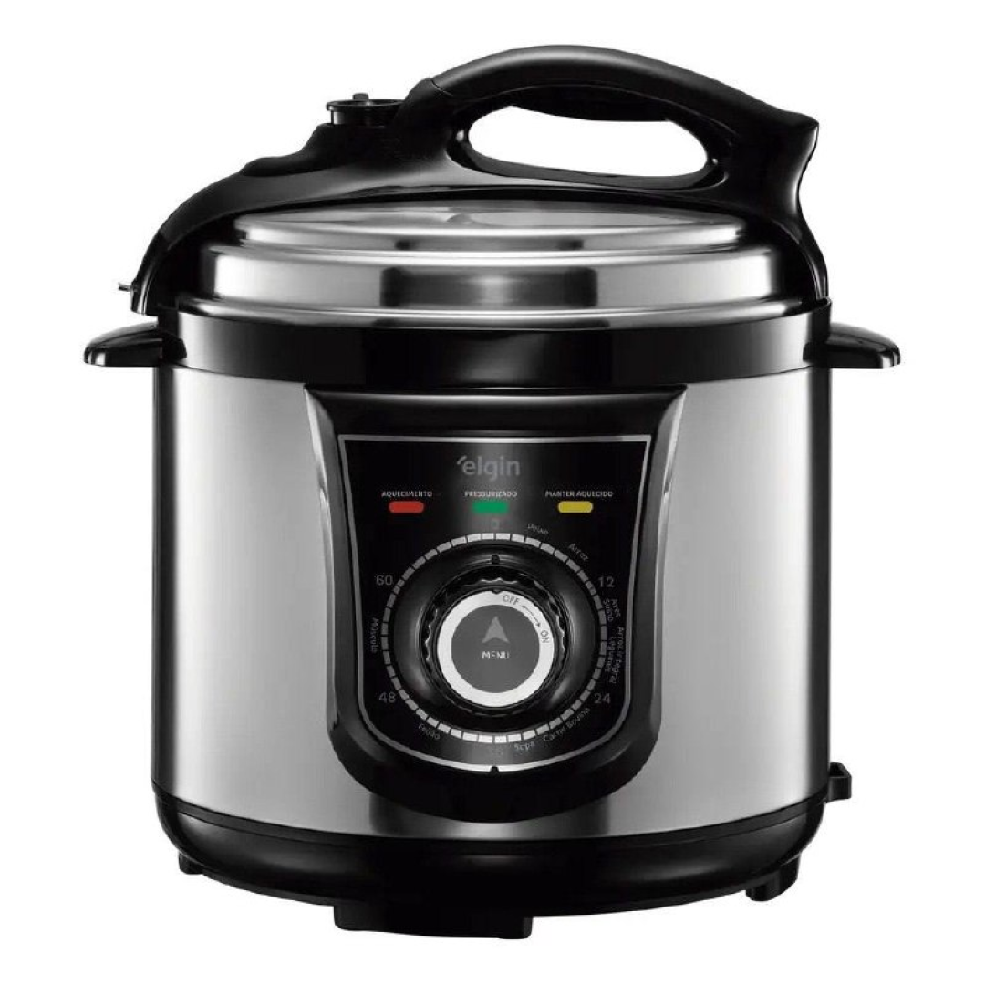 Panela Pressão Elétrica Elgin 42ppr 4 Litros 840w Aço Inox