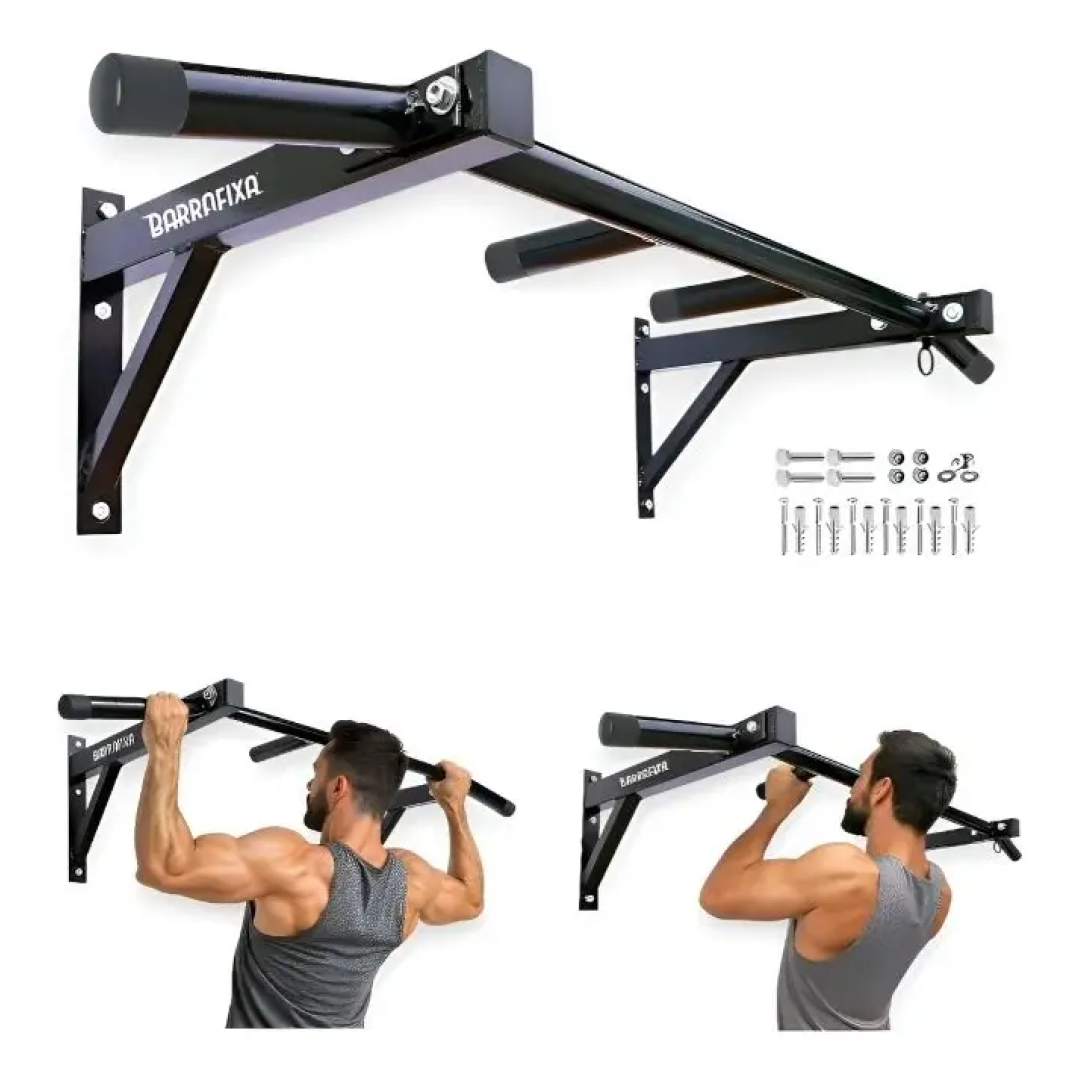Barra Fixa Parede Chin/pull-up Tríceps Paralela
