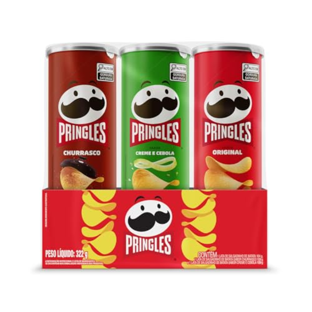 Pringles Pack Promo 3 Sabores