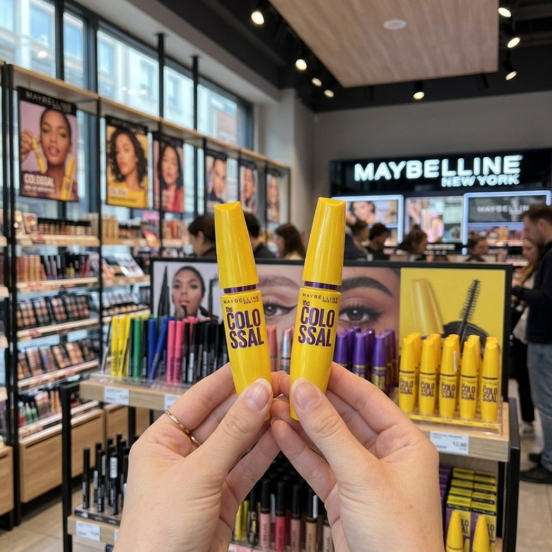 Kit com 2 Máscaras de Cílios Maybelline  The Colossal