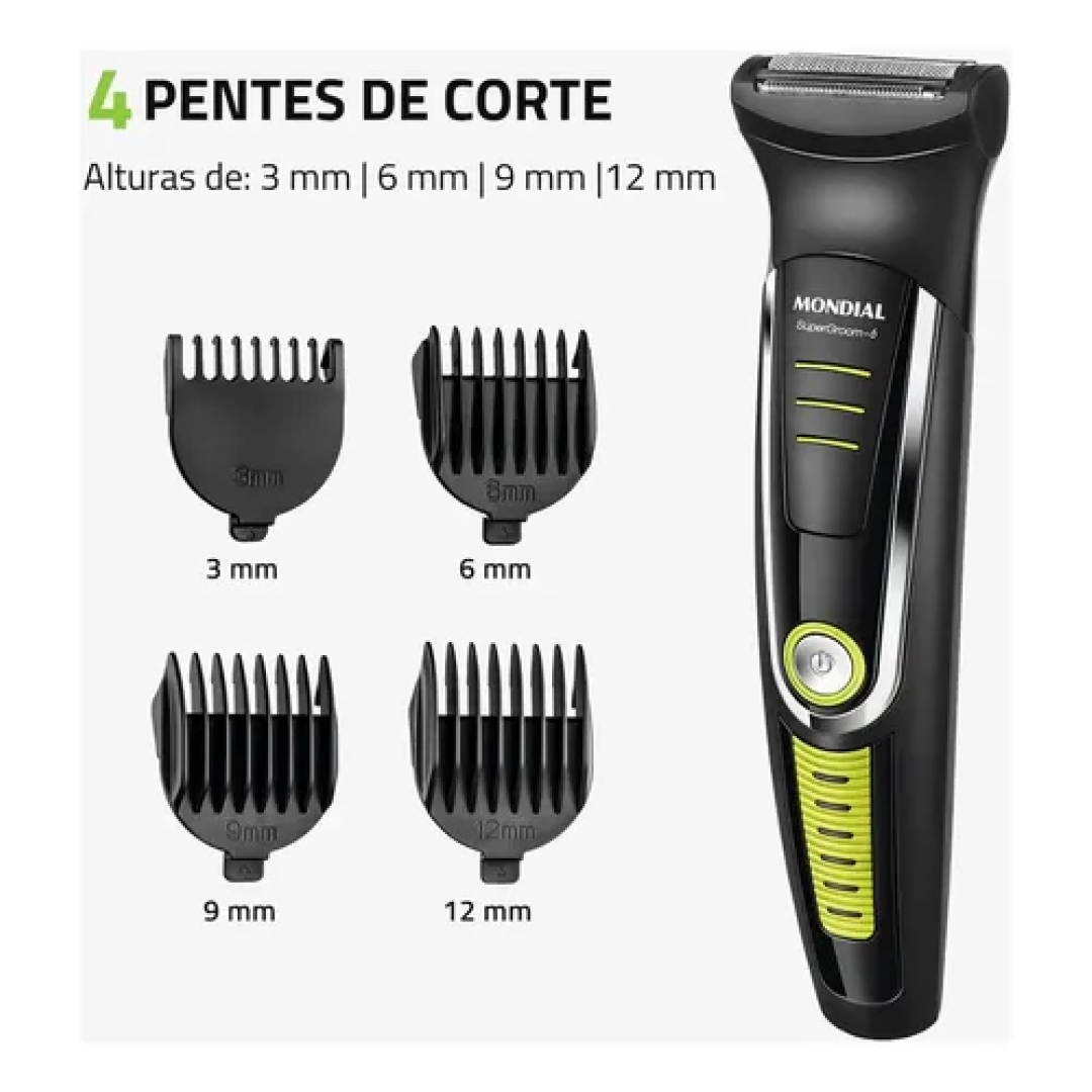 Aparador de Pelos Super Groom 06 Mondial