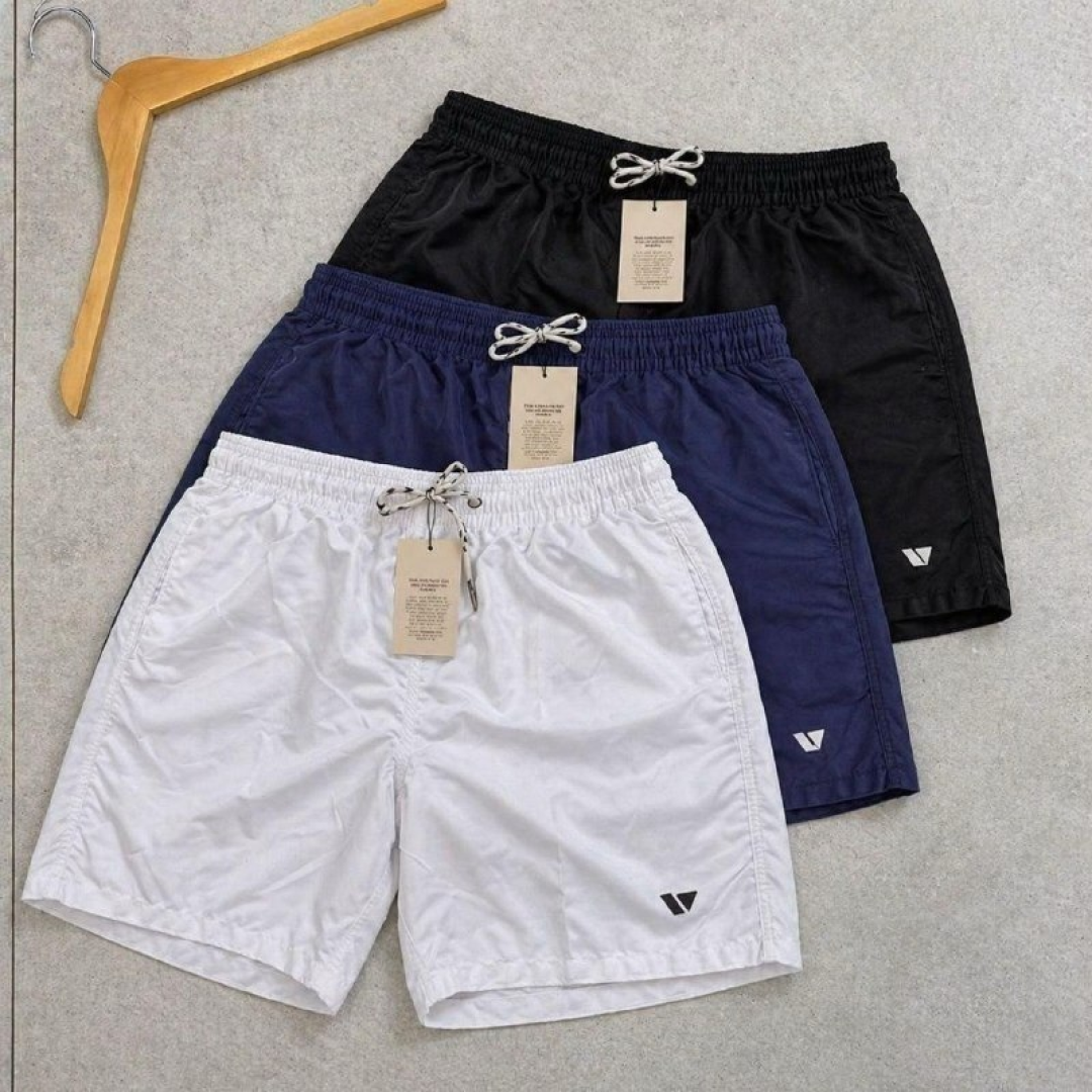 Kit com 3 Bermudas Lisas Amarração