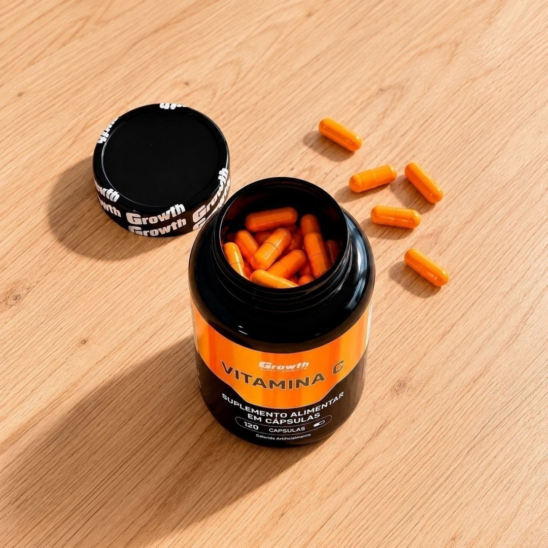 Vitamina C 120 Cápsulas Growth Supplements